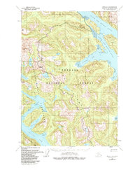 1951 Map of Sitka C-6, Sitka Borough, AK — High-Res, 1984 Print | Pastmaps